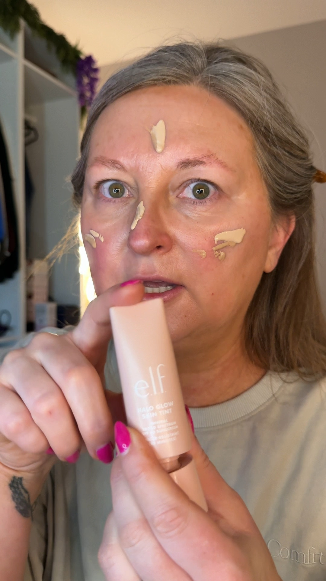 If you love a dewy, glowy, fresh-faced look ✨ this one is a must. e.l.f. Halo Glow Skin Tint goes on like a lightweight serum, feels so comfortable on the skin, and gives that effortless “your skin but better” vibe. It has SPF, it’s water-resistant for up to 80 minutes, and the shade range is so good with warm, neutral, and cool tones. I’ve been using this since launch and I’m still obsessed 💫

#ElfCosmeticsPartner #ElfYah #BeautyInMy40s #Over40Beauty #GlowySkin

#LTKBeauty #LTKOver40 #LTKselfcare