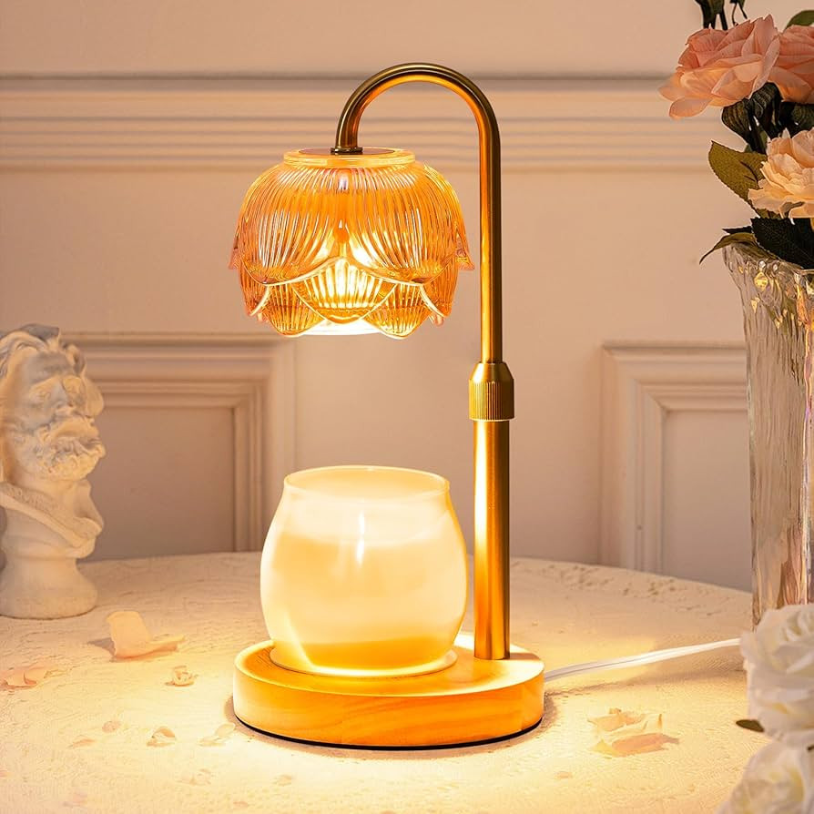 LOFTEK Candle Warmer Lamp with Timer - Dimmable - Adjustable Height - Electric Wax Melt Warmer wi... | Amazon (US)