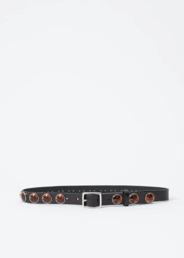 Rag & Bone Cabochon Belt in Black | CoatTails LLC