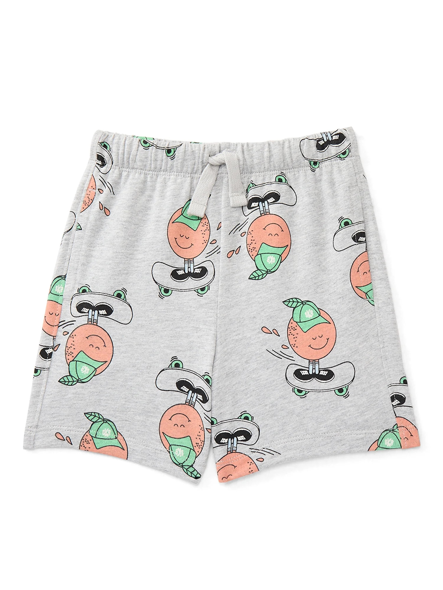 Wonder Nation Toddler Boys Printed French Terry Shorts, Sizes 18M-5T | Walmart (US)