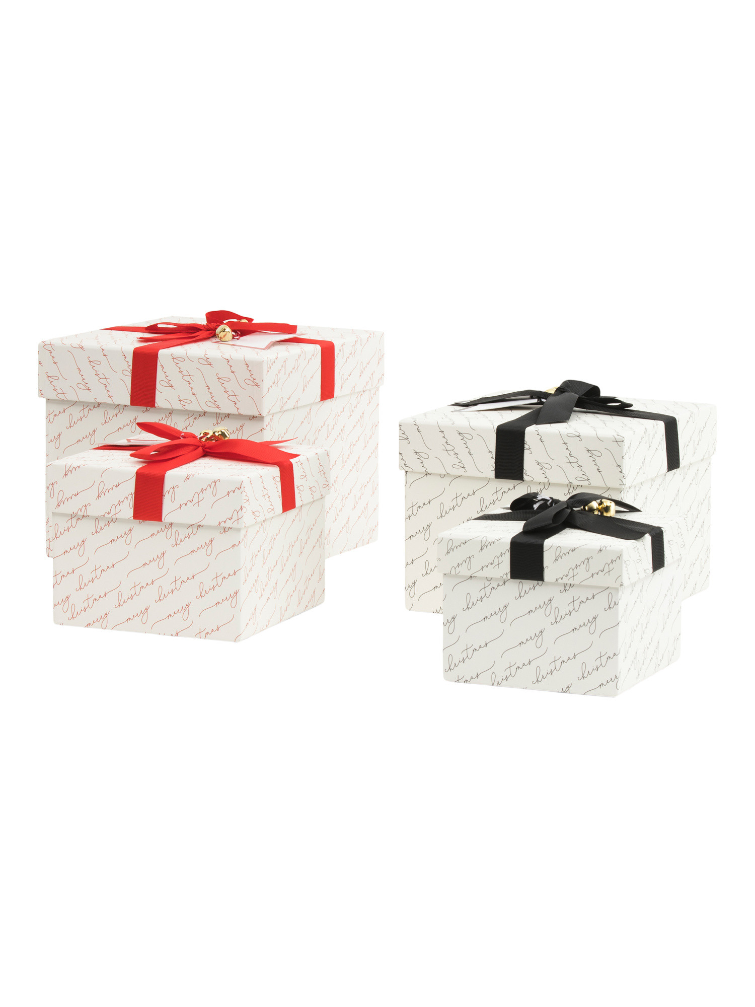 Set Of 4 Holiday Gift Boxes | TJ Maxx