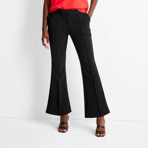 Women's Mid-Rise Flare Pants - Future Collective™ with Kahlana Barfield Brown | Target