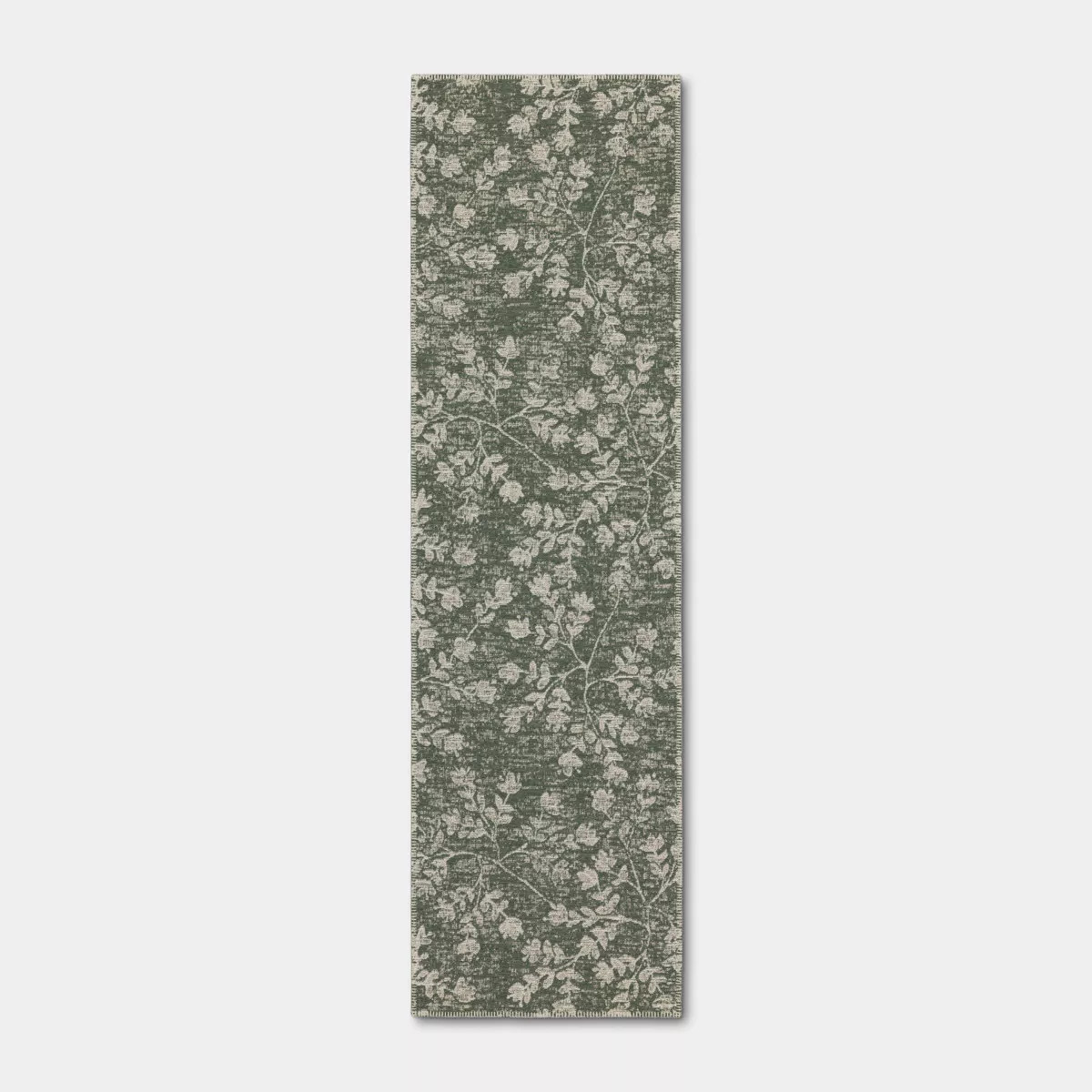 24"x84" Floral Harvest Runner Rug Green  - Threshold™ | Target