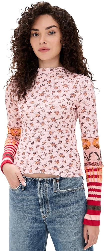 Free People Women's We The Free Bold Bowery Cuff Shirt | Amazon (US)