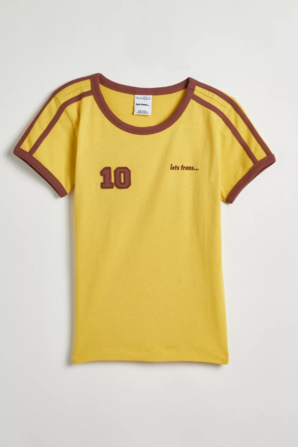 iets frans... Soccer Ringer Baby Tee | Urban Outfitters (US and RoW)