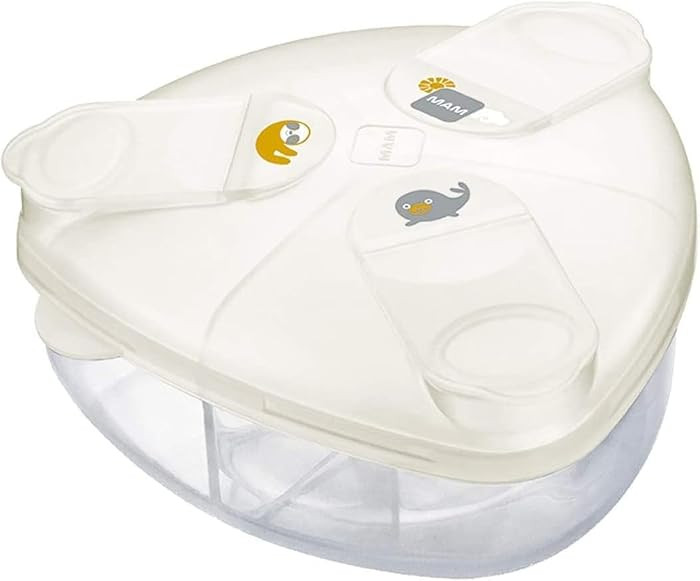 MAM Formula Dispenser | Stores 40g Per Serving and Holds 3 Servings | Spill-Free Snap Cover for E... | Amazon (UK)