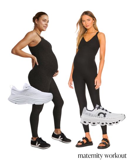 Our maternity workout outfits today