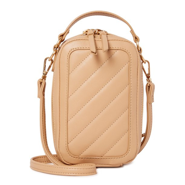 Time and Tru Women's Meghan Cellie Wallet on a String Hot Cocoa - Walmart.com | Walmart (US)