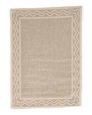 Made In Turkey 4x6 Outdoor Scalloped Rug | Marshalls