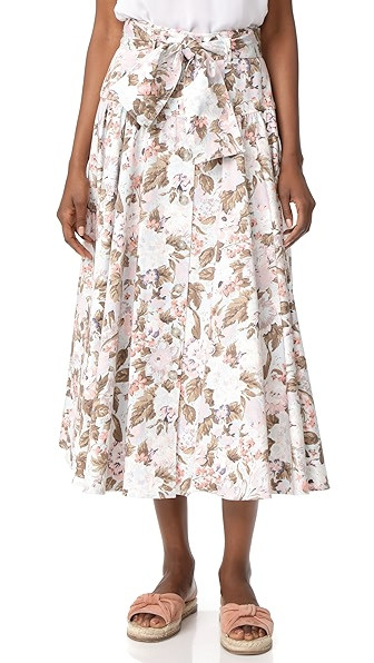 Rebecca Taylor Penelope Midi Skirt | Shopbop