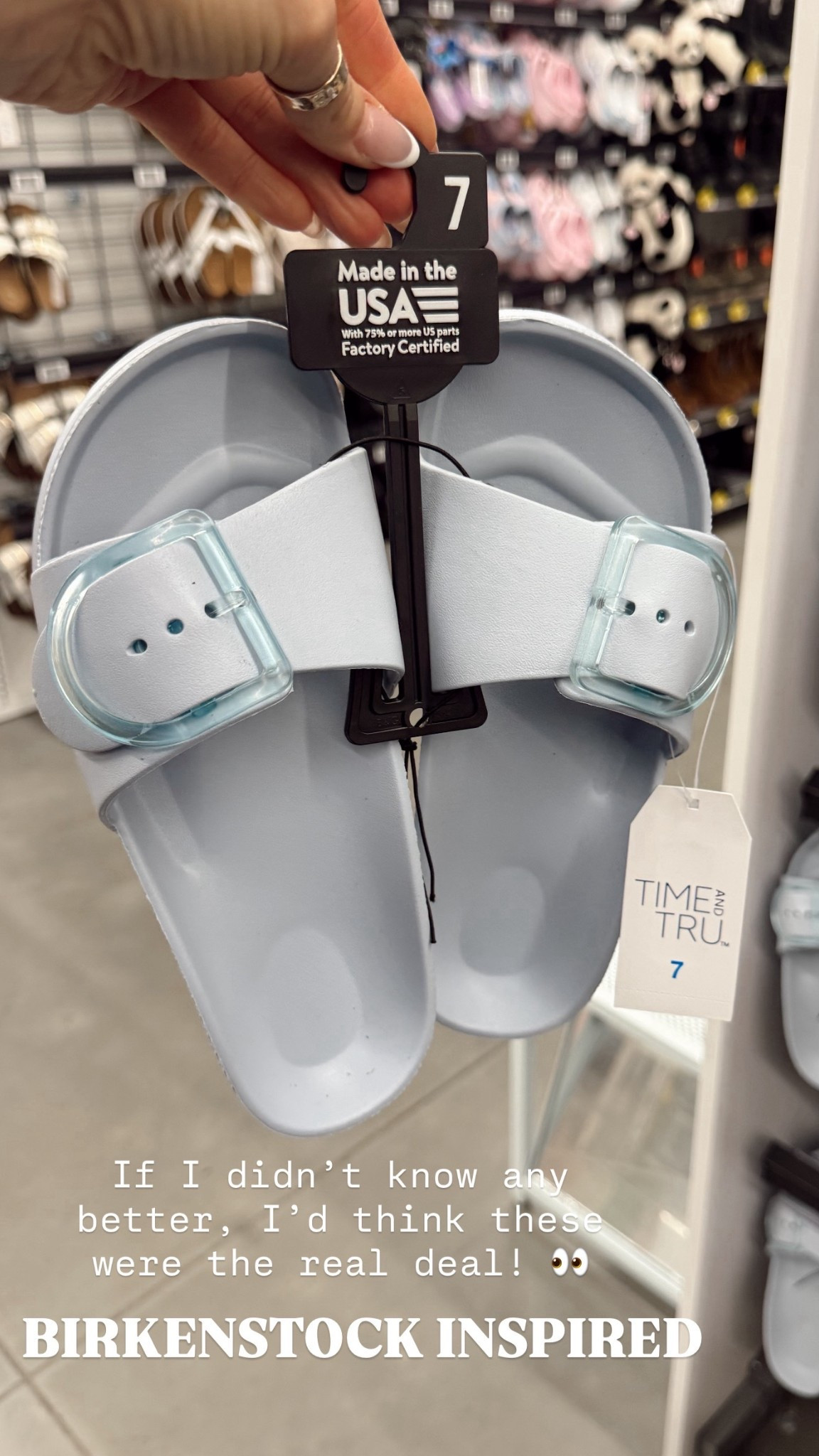 I am shook that these lookalikes are $11 vs $55. Birkenstock inspired without the price tag. The perfect summer shoe does exist!!!!!! 

#LTKSwim #LTKgrwm #LTKmomlife