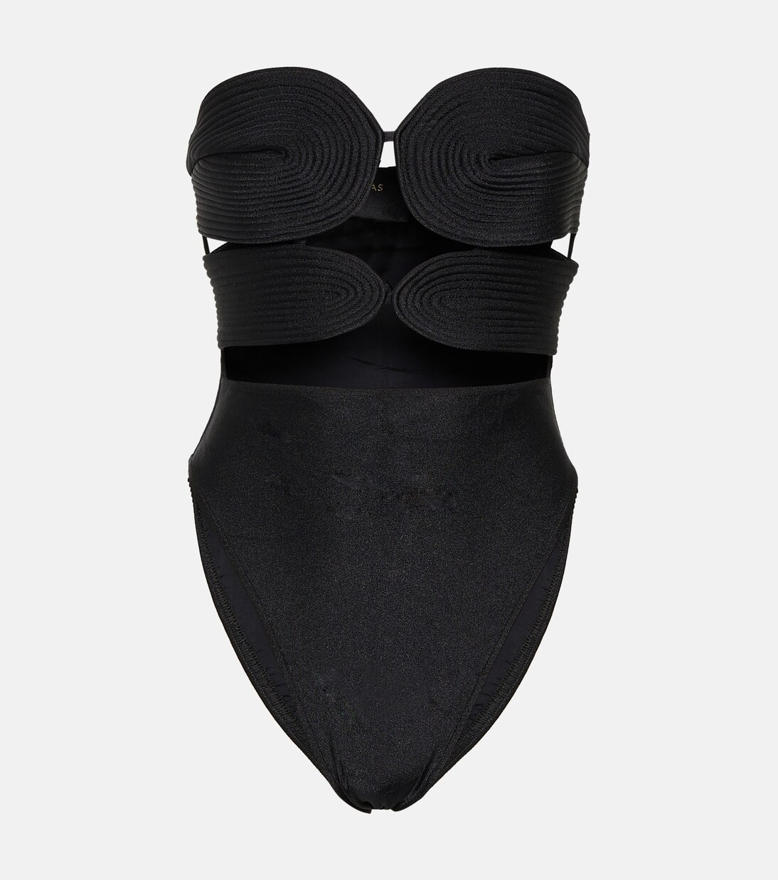 Matelassé strapless swimsuit | Mytheresa (UK)