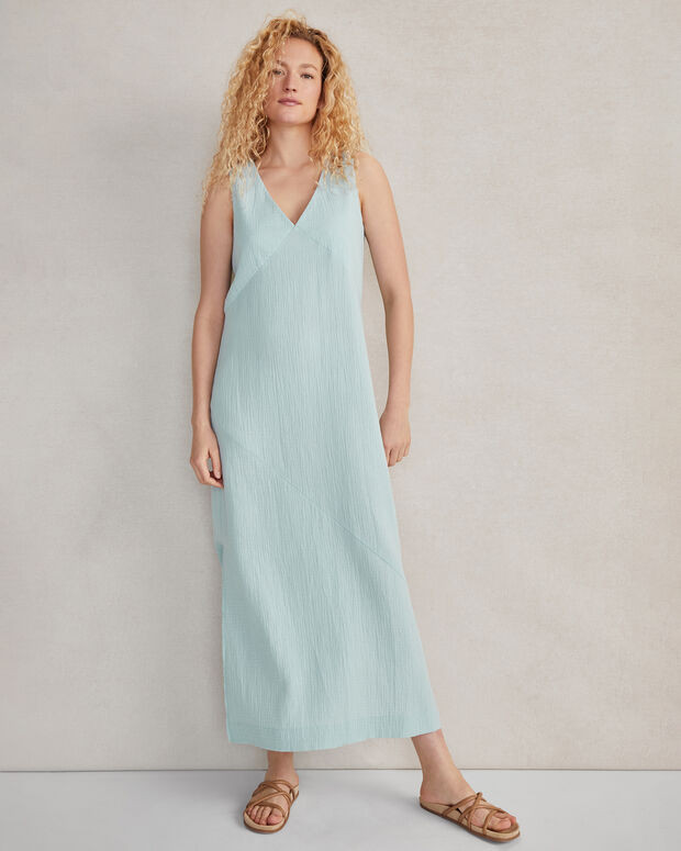 Organic Cotton Gauze Dress | Talbots
