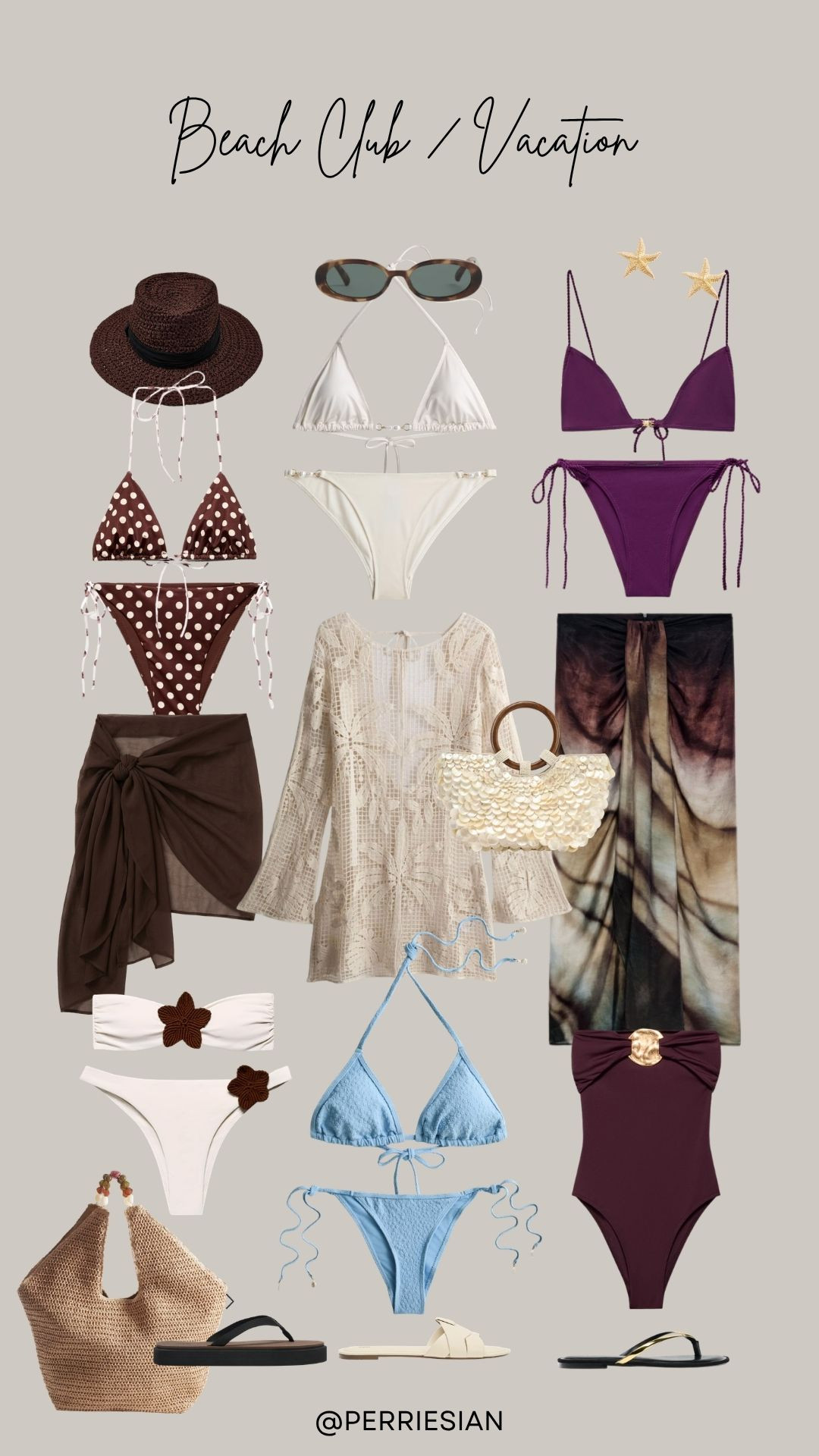 Beach Club / Vacation Inspiration! 🐚 

Beach Outfit, Summer Style, Summer Holiday Inspiration, Beach, Bikini, Sarong, Pearl Bag, Beach Bag, Sandals, Crochet Dress 


 

 

#LTKuk #LTKeurope #LTKtravel