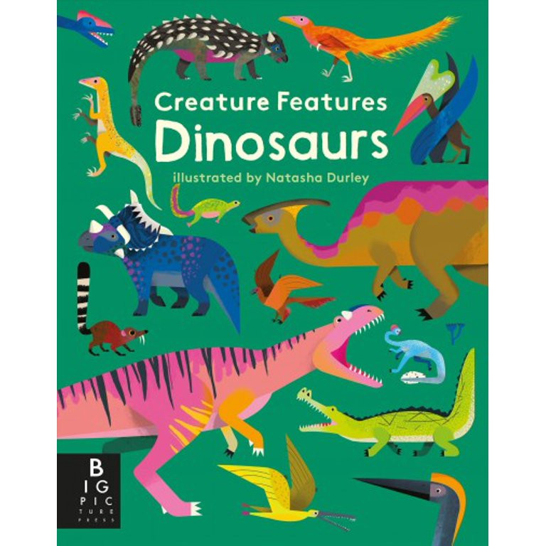 Creature Features: Dinosaurs (Board book) | Walmart (US)