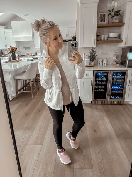 I found the cutest athleisure jacket from @Walmart! 😍 it’s absolutely adorable and perfect for throwing on to head to the gym or run errands. Also obsessed with these sneakers! #WalmartPartner #WalmartFashion 

#LTKfindsunder50 #LTKfitness #LTKSeasonal