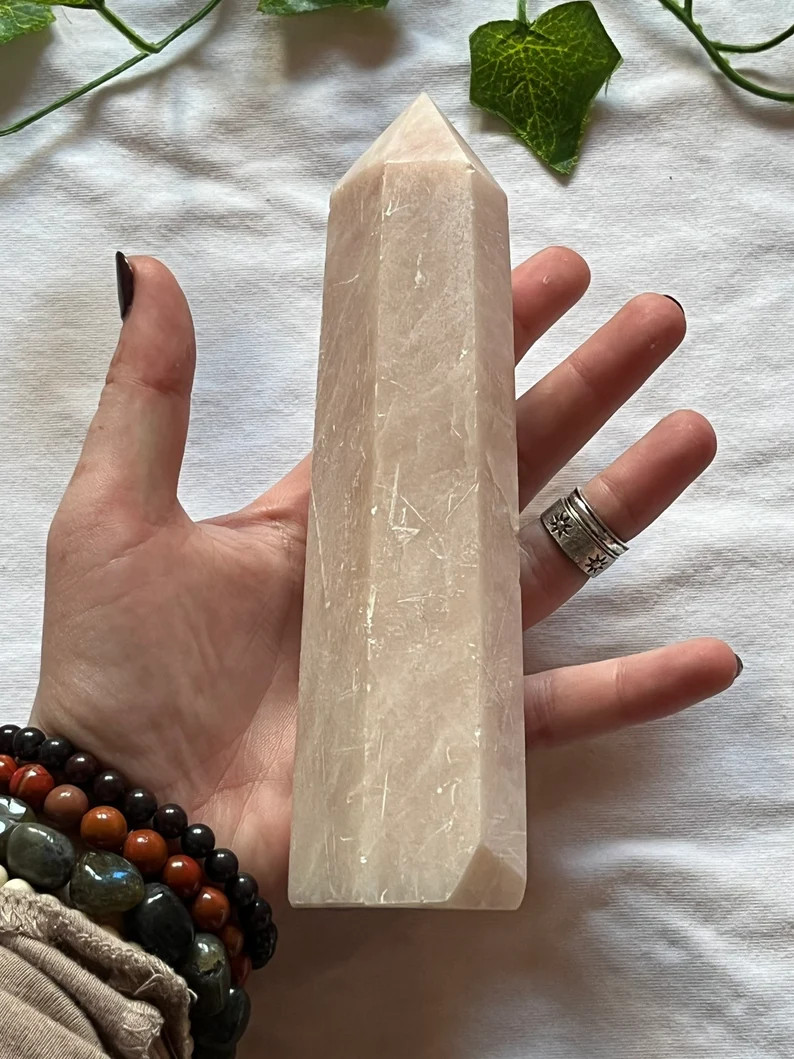 Pink Opal Tower  XL Tower  Opal Crystal  One of a Kind  | Etsy Canada | Etsy (CAD)