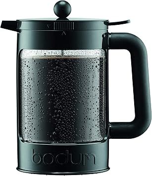 bodum K11683-01WM Bean Cold Brew Coffee Maker, 51 Oz, Jet Black | Amazon (US)