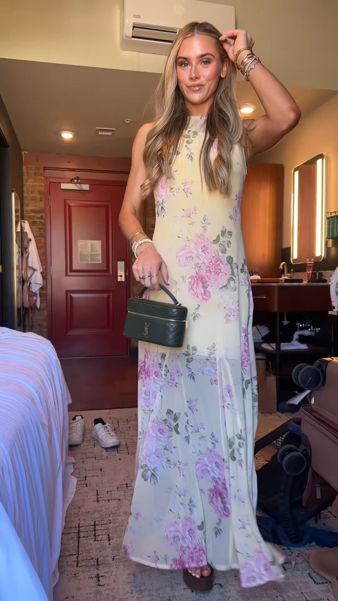 Rehearsal dinner outfit this dress is size xs from @petalandpup it has the slip underneath but the butter yellow is so good and my bag is from @Vivrelle code SLOANEVOSEN. my heels are my favorite Walmart ones

#LTKootd #LTKWedding #LTKdayinmylife