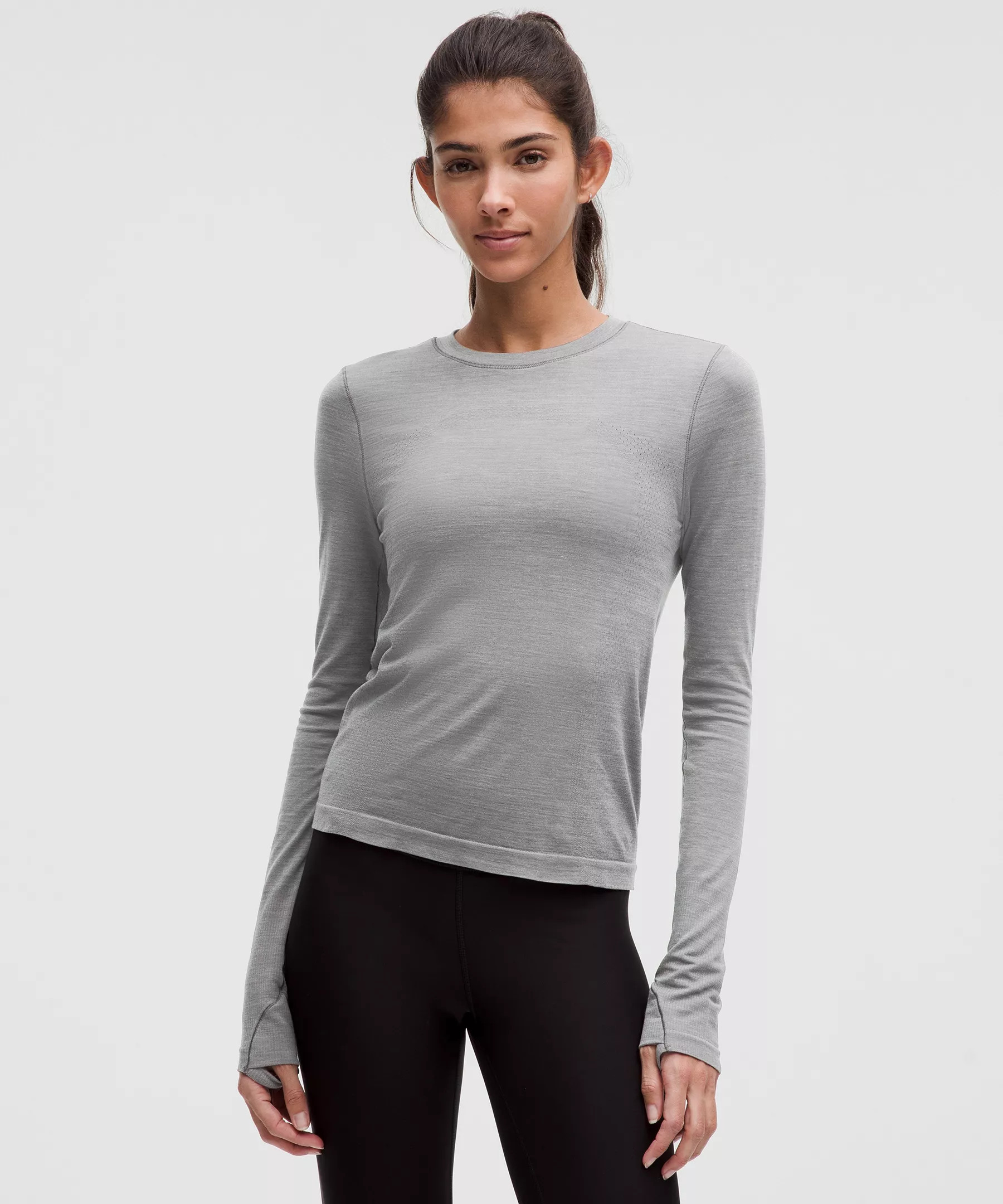 Swiftly Wool Long-Sleeve Shirt | Lululemon (US)