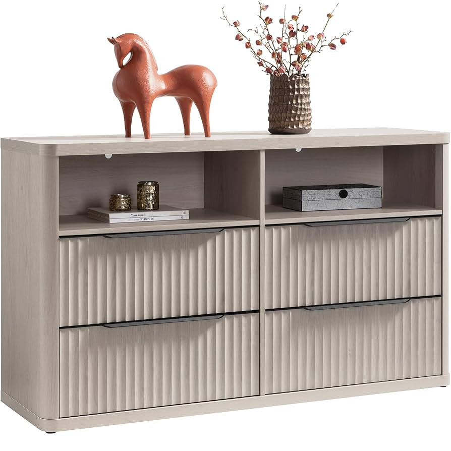 SICOTAS Dresser for Bedroom - Dressers & Chests of Drawers with 4 Drawers Large Modern Dresser fo... | Amazon (US)