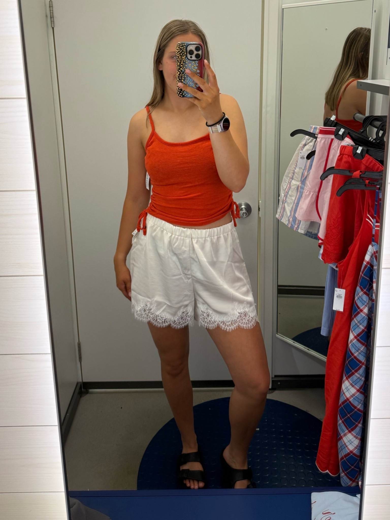 These silk shorts are to die for
