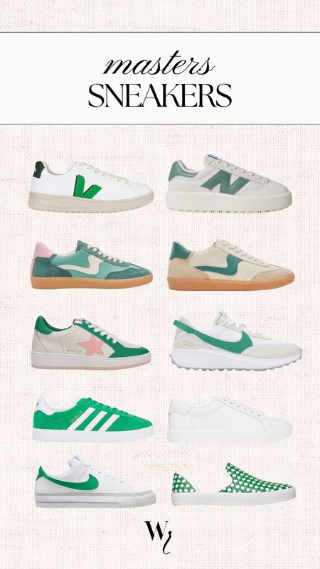 Green and white sneakers for the masters 

#LTKfindsunder50 #LTKstyletip #LTKsalealert