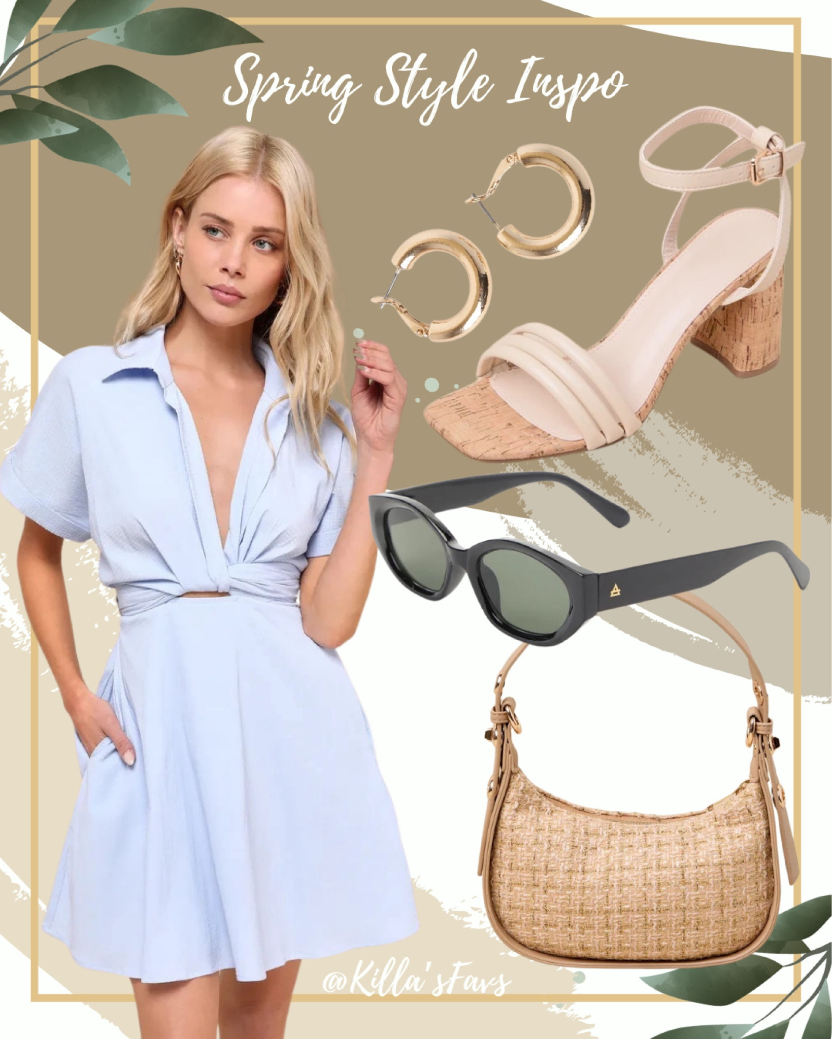 Spring fashion with the cutest baby blue, collared dress😍

#spring #springfashion #springdress #dress #accessories 

#LTKwedding #LTKstyletip #LTKshoecrush