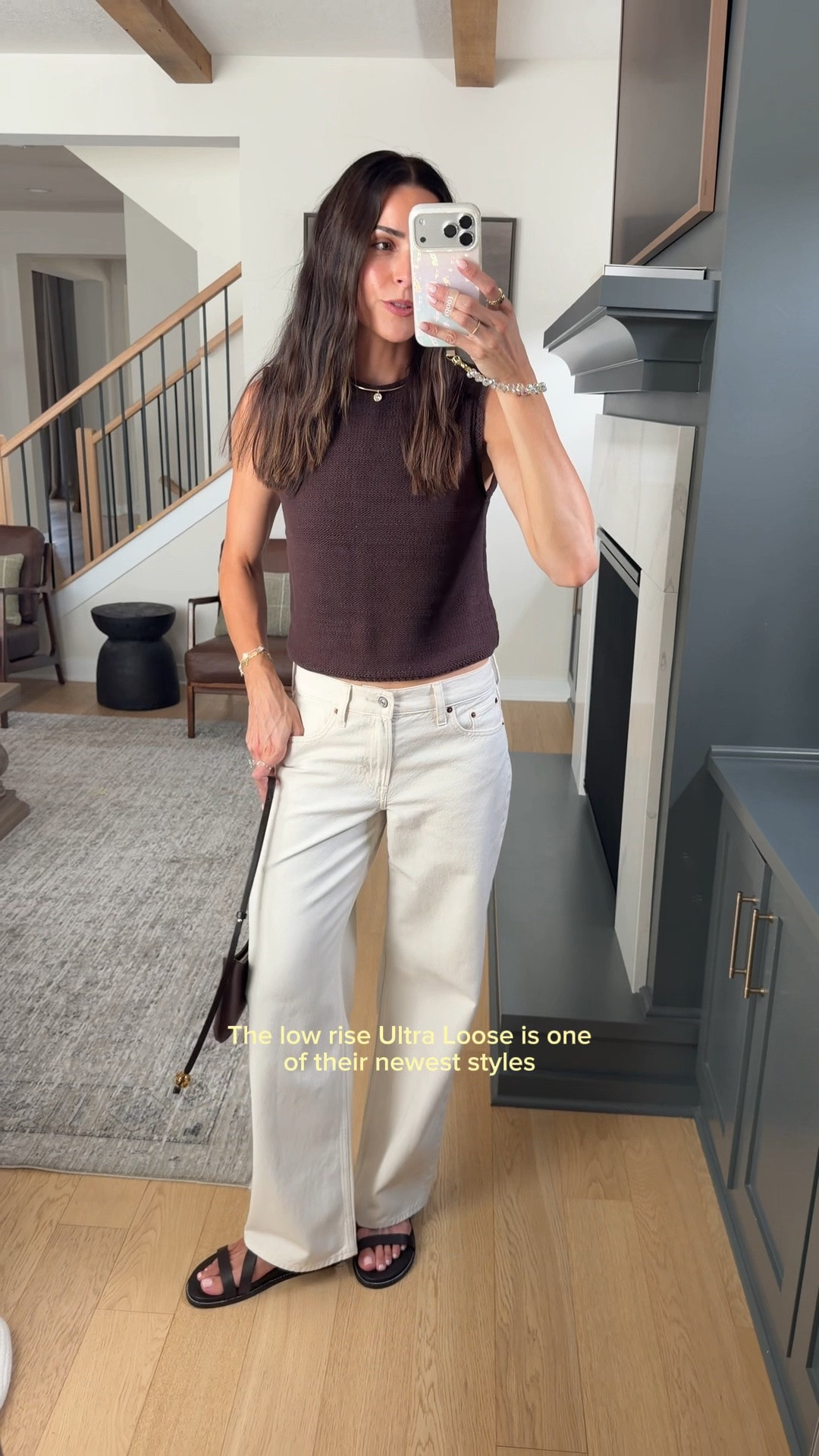 Abercrombie denim sale: 25-50% off + stackable code DENIMAF for an extra 15% off everything!! 

Sweater tank: sized down 1 (XS)
Low rise jeans: true to size (26R) 5’7”
Sandals: true to size, size up for half sizes


White denim / off white jeans / White after Labor Day

#LTKSaleAlert #LTKootd #LTKSeasonal