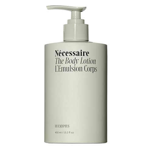 Nécessaire The Body Lotion Eucalyptus – Multi-Peptide Body Moisturizer for Women + Men – Non-Comedogenic Body Lotion with Niacinamide – 450ml/15.2 fl oz | Amazon (US)