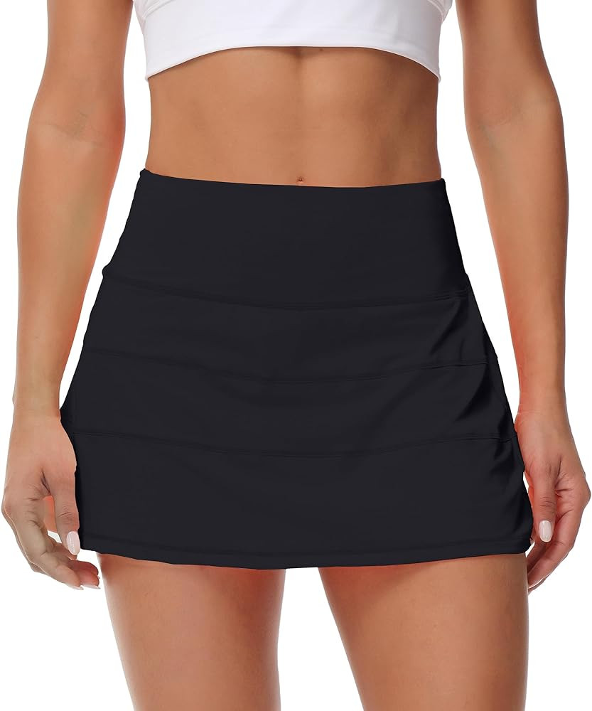 MCEDAR Pleated Tennis Skirt for Women with Pockets Women's High Waisted Athletic Golf Skorts Skir... | Amazon (US)