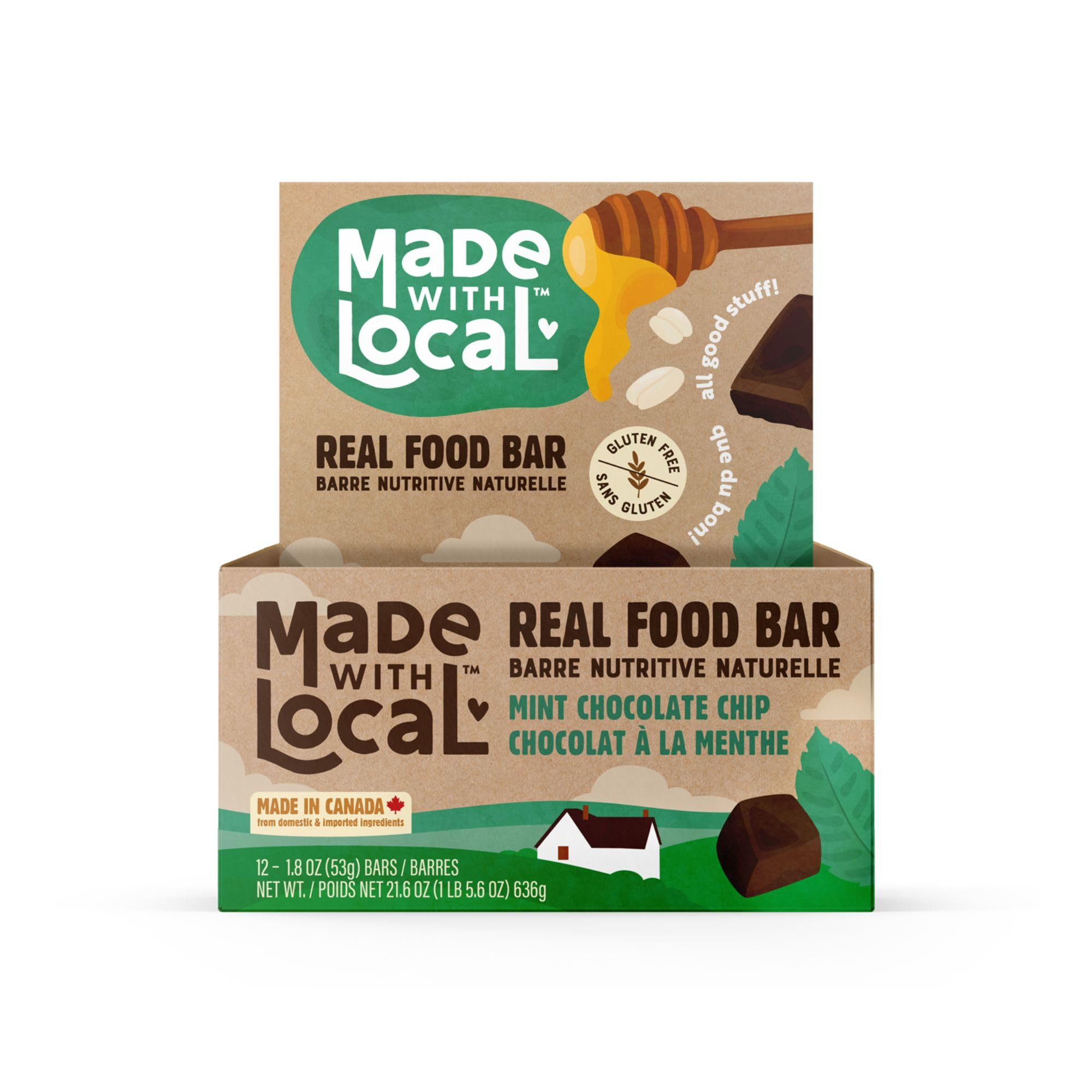 Made with Local | Real Food Snack Bar | Gluten Free | Gift Box | Made and Sourced in Canada | Min... | Amazon (CA)