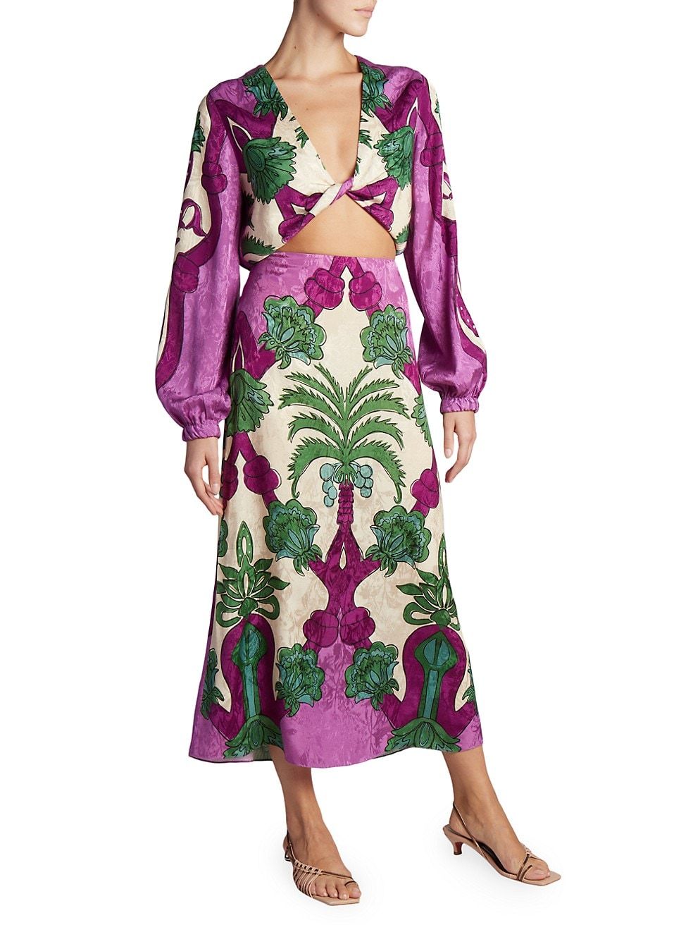 Palms Midi Skirt | Saks Fifth Avenue