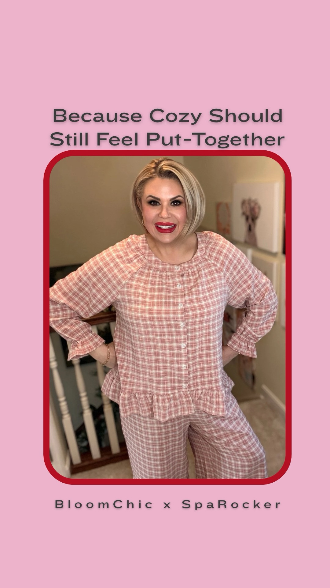 This super cute & comfy loungewear set comes in a ton of colors & is priced so nicely. 
Great elastic waste and pockets, making it not only cute but functional as well! My favorite part – the elastic around the sleeves you can push up your sleeve and get to work without them falling down! 

#LTKPlusSize #LTKMidsize #LTKFindsUnder50