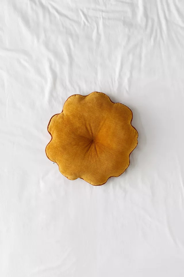 Dahlia Corduroy Throw Pillow | Urban Outfitters (US and RoW)