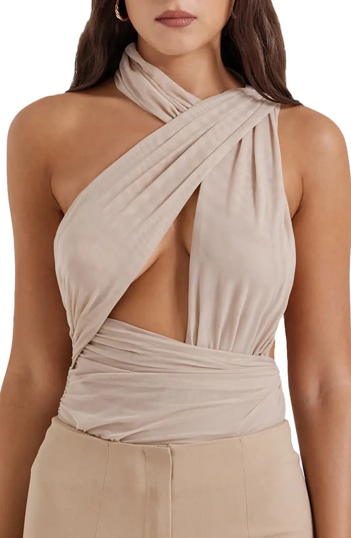 Ruched Cutout Bodysuit | Nordstrom