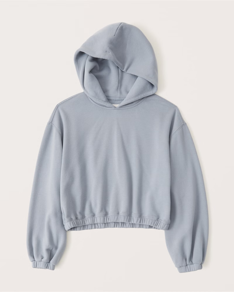 Cinched Fleece Popover Hoodie | Abercrombie & Fitch (US)