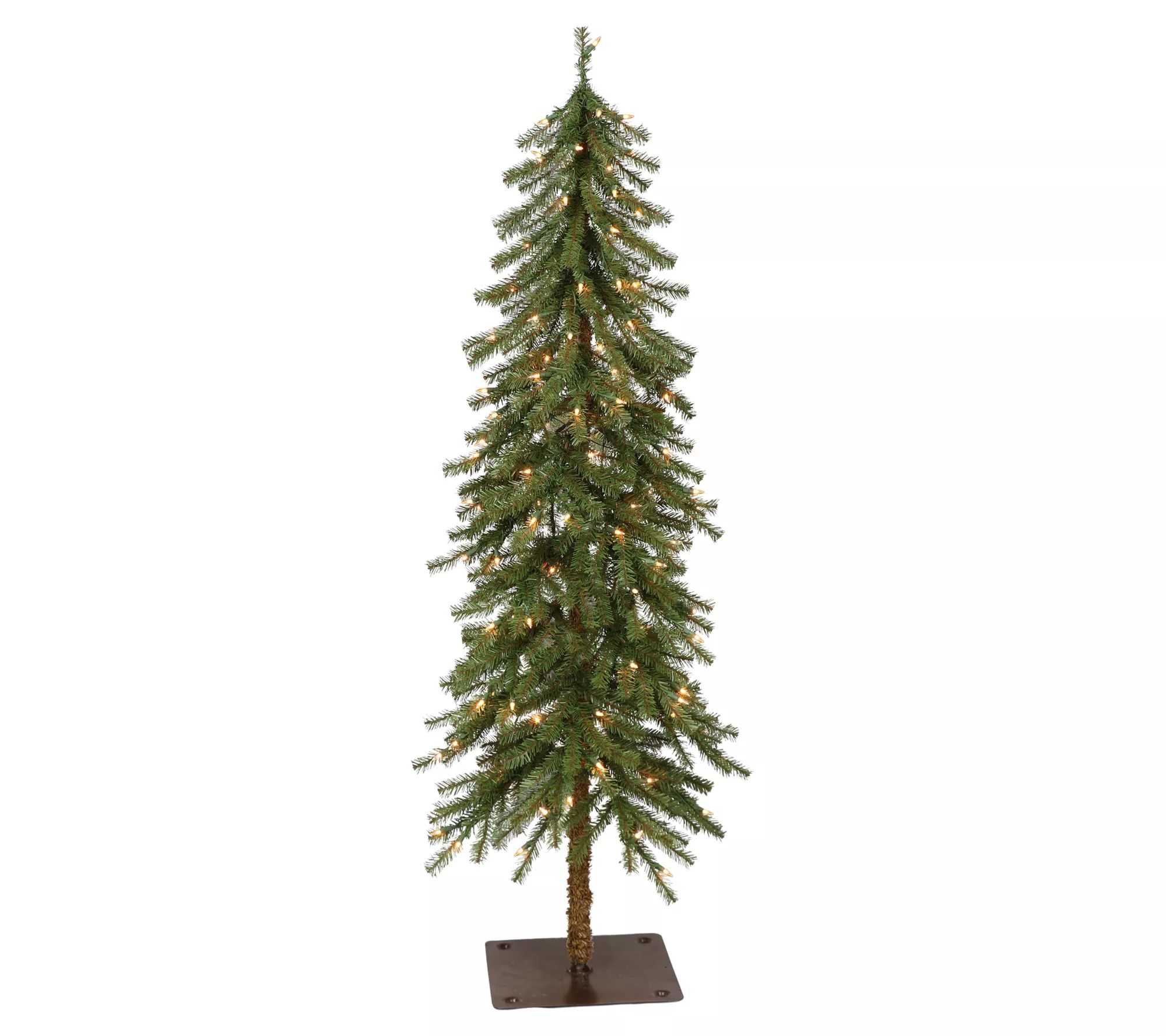 Puleo Pre-Lit 6' Alpine Artificial Christmas Tree w/200 Light | QVC