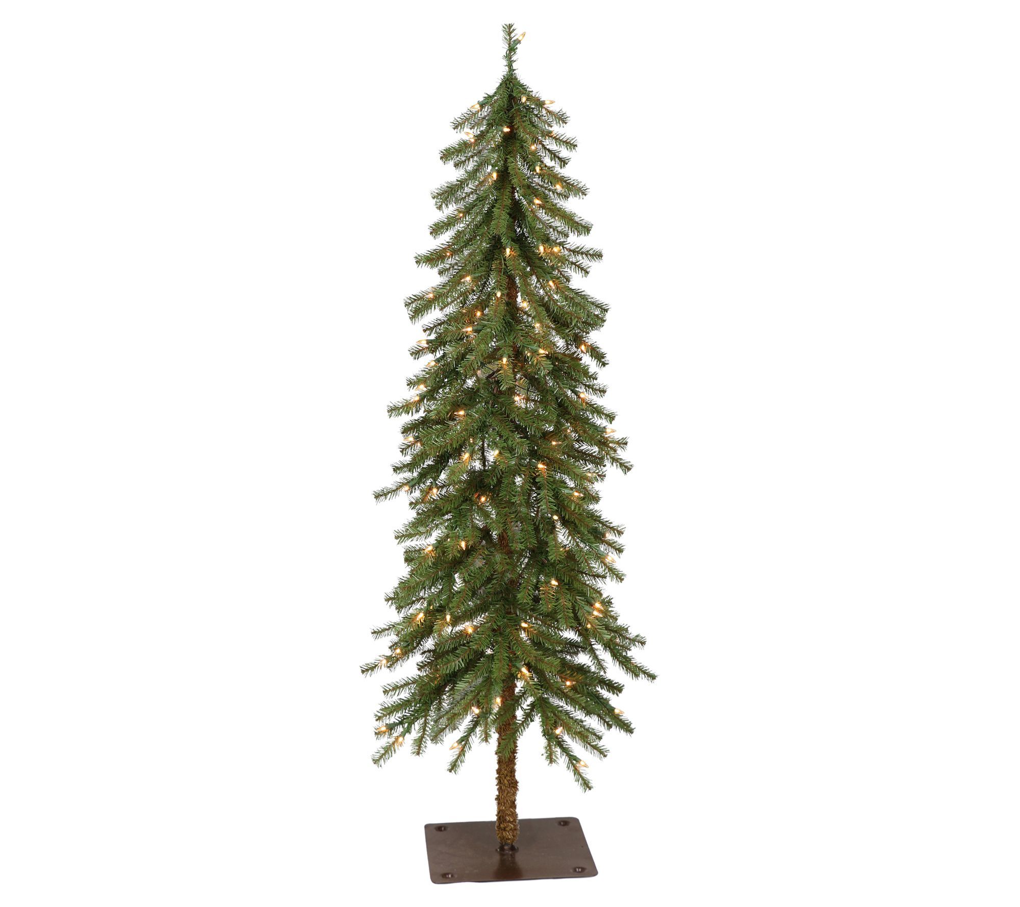 Puleo Pre-Lit 6' Alpine Artificial Christmas Tree w/200 Light | QVC