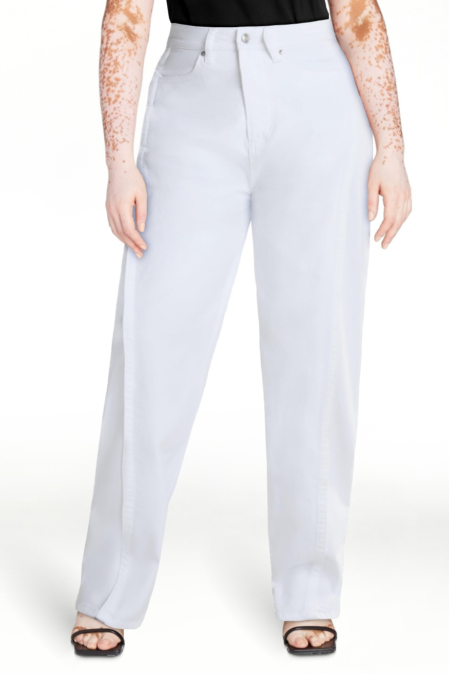 Scoop Women's Slouchy Straight High Rise Jeans, Sizes 0-18 | Walmart (US)