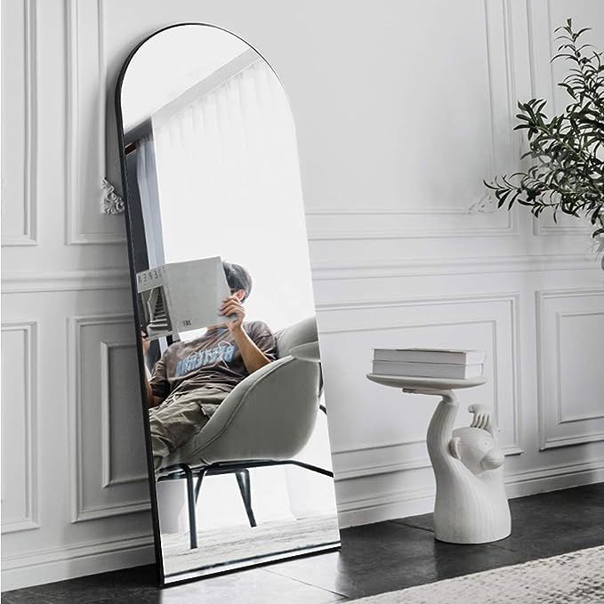 OGCAU Full Length Floor Mirror Wall Mirror Standing Hanging or Leaning Against Wall for Bedroom, ... | Amazon (US)