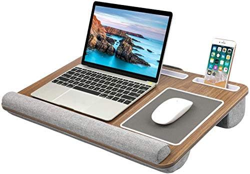 Amazon.com: HUANUO Lap Desk - Fits up to 17 inches Laptop Desk, Built in Mouse Pad & Wrist Pad fo... | Amazon (US)
