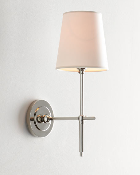 Visual Comfort Bryant Sconce with Polished Nickel Finish | Horchow