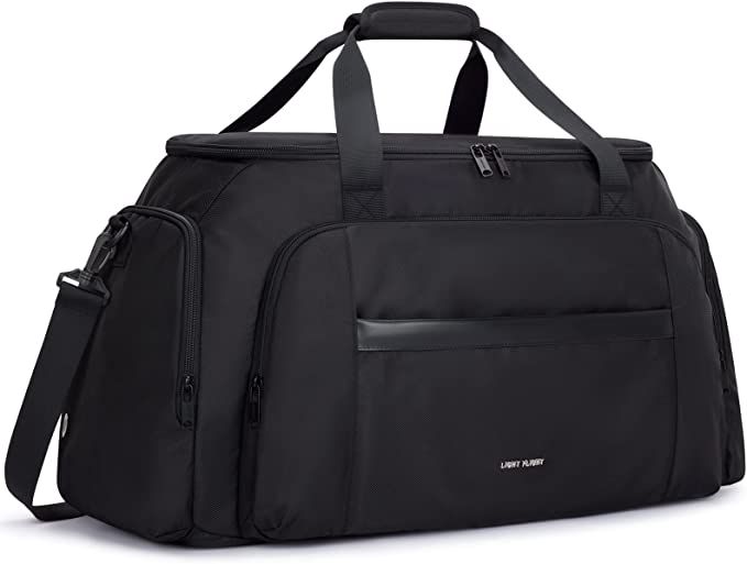 Travel Duffel Bag Large, 65L Foldable Weekender Bag Luggage with Pocket & Shoes Compartment Men W... | Amazon (US)