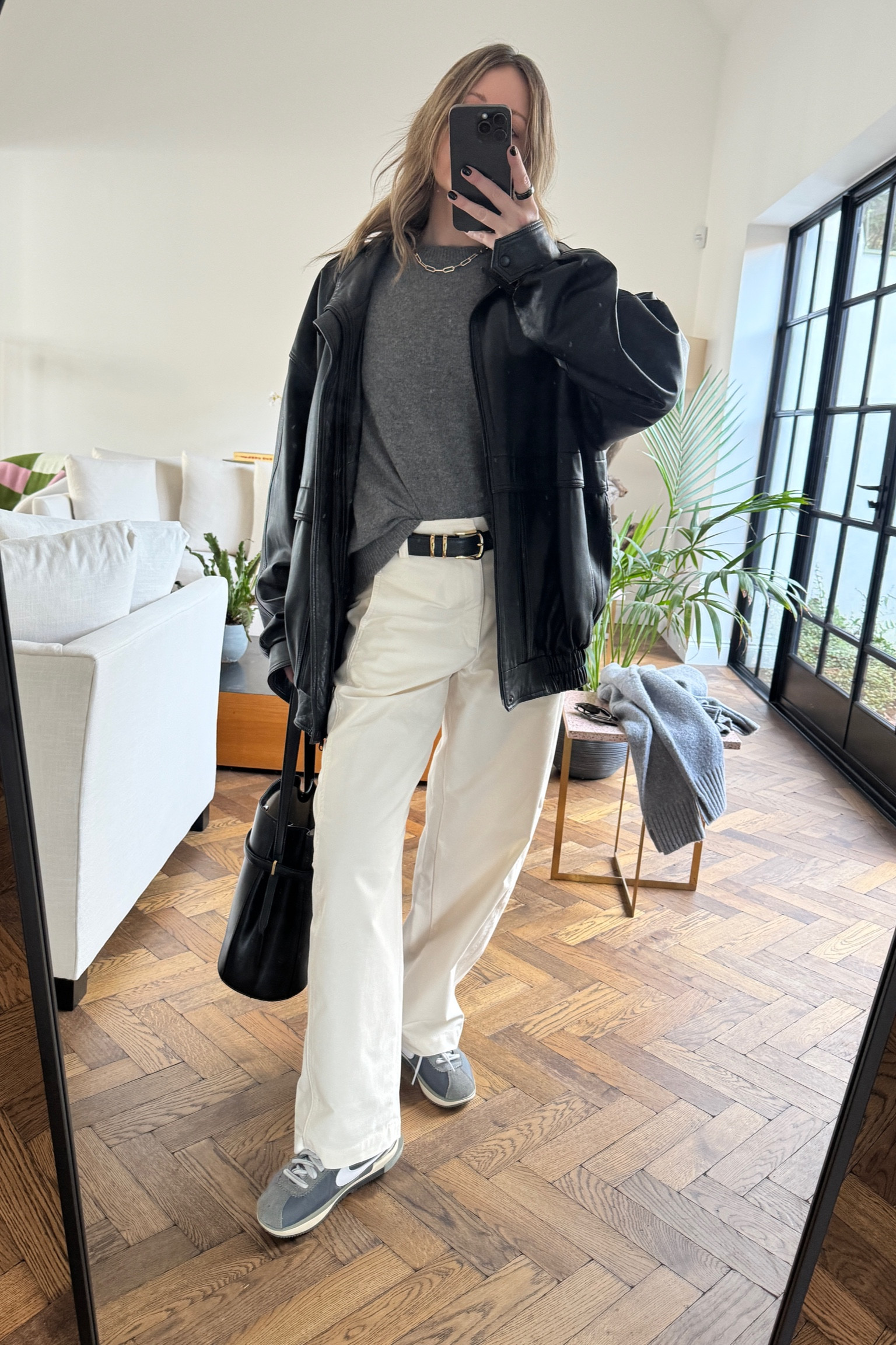 Today’s look for meeting in town. Trainers needed for lots of walking | added another grey knit as scarve for warmth + love the Uniqlo trousers  

#LTKspring #LTKstyletip #LTKFashionMonth