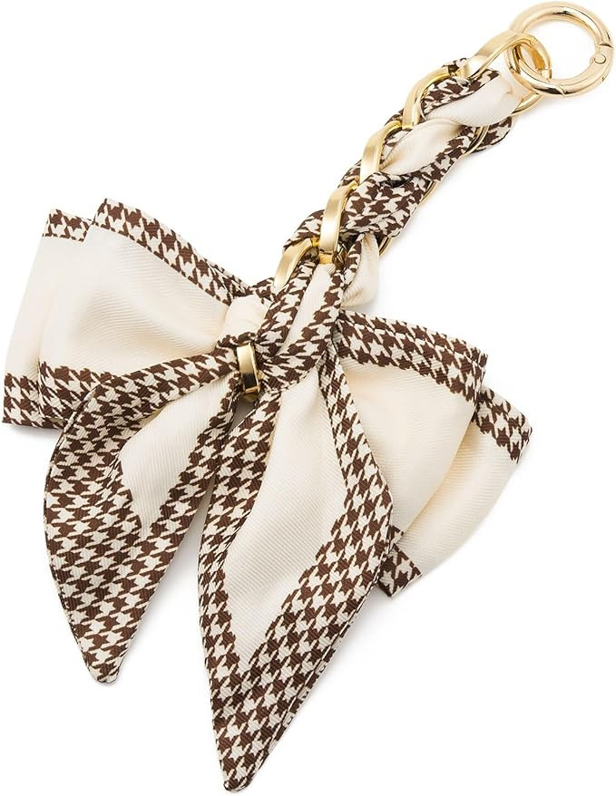 ZOOEASS Bag Extender Chain with Bow Ribbon Purse Chain Extender for Crossbody Bag Charms Women Ha... | Amazon (US)