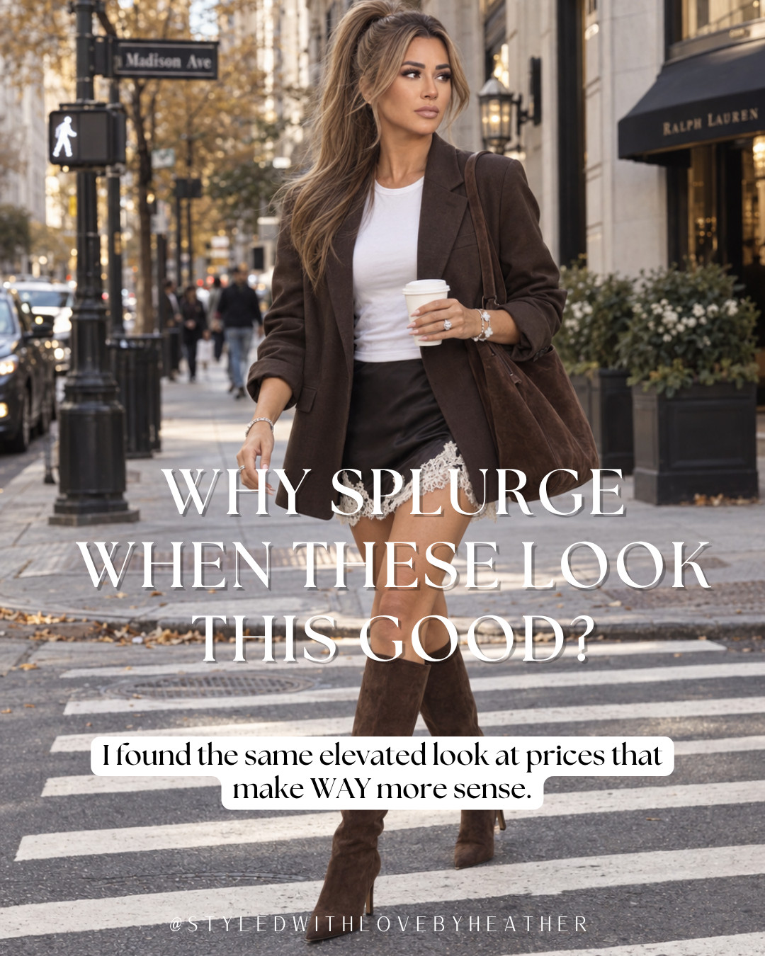 Why spend designer prices when you can get the LOOK for less? 🤎✨ I found elevated fall pieces that give the same chic, expensive feel without the splurge. Think brown blazers, suede textures, knee-high boots, lace details + effortless layering—aka the fall wardrobe formula I’ll be wearing on repeat. 🍂

Shop now and follow the affordable finds + recreate the look for less! 🛍️🤎

 

 #LTKootd #LTKSeasonal #LTKPetite