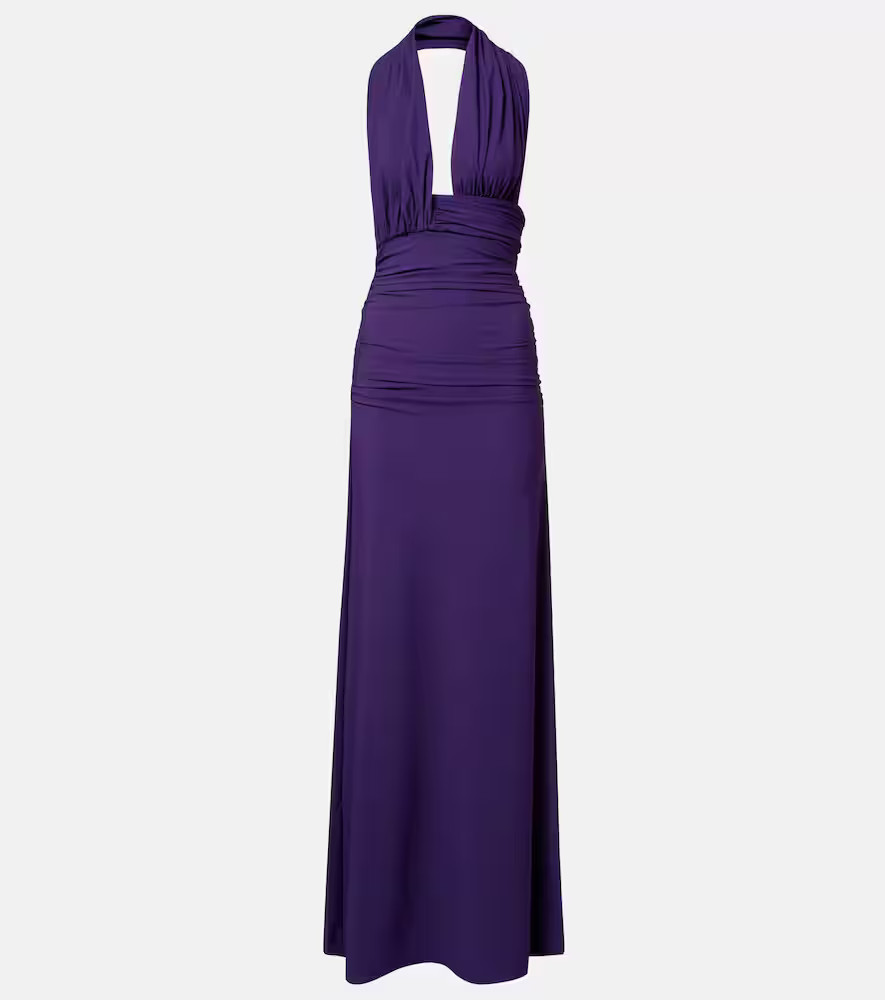 Christopher Esber Halterneck open-back maxi dress | Mytheresa (US/CA)
