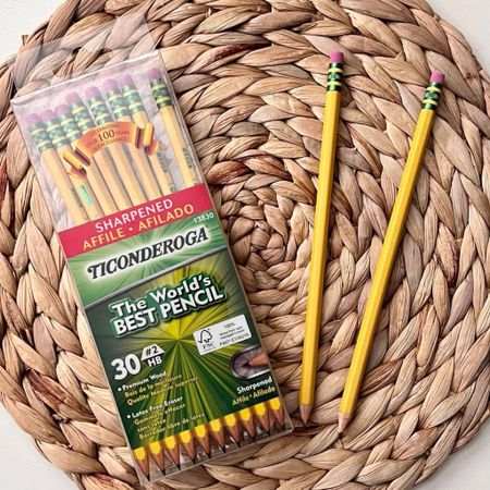 I know, I know... some of y'all are still in school, but this is when we see the deals! Ticonderoga sharpened AND unsharpened price drops 👇! Stock up for next year! #ad

#LTKSeasonal #LTKFindsUnder50 #LTKSaleAlert
