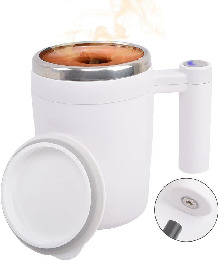 Self Stirring Coffee Mug,KittBaby Rechargeable Stainless Steel Automatic Magnetic mixing cup for ... | Amazon (US)